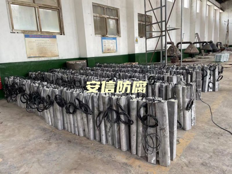 我公司鎂陽(yáng)極，鋁合金陽(yáng)極，鋁犧牲陽(yáng)極，鎂陽(yáng)極，鎂合金犧牲陽(yáng)極在呼和浩特?zé)捰蛷S的使用被評(píng)為優(yōu) 秀生產(chǎn)商
